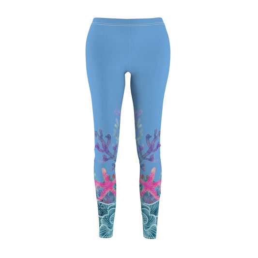 Coral Reef Casual Leggings