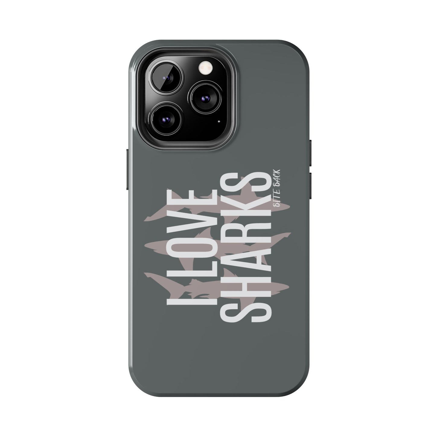 Shark Lover Tough Phone Case, Protective Cover, Gift for Ocean Lovers, Shark Week Celebration, Cute Wildlife Accessory