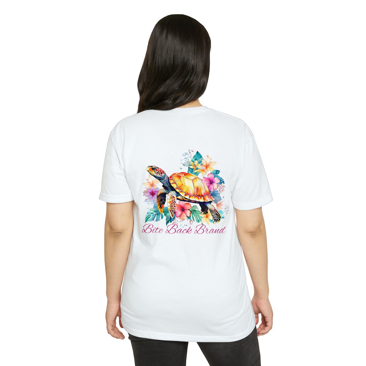 Tropical Bloom Turtle T-shirt