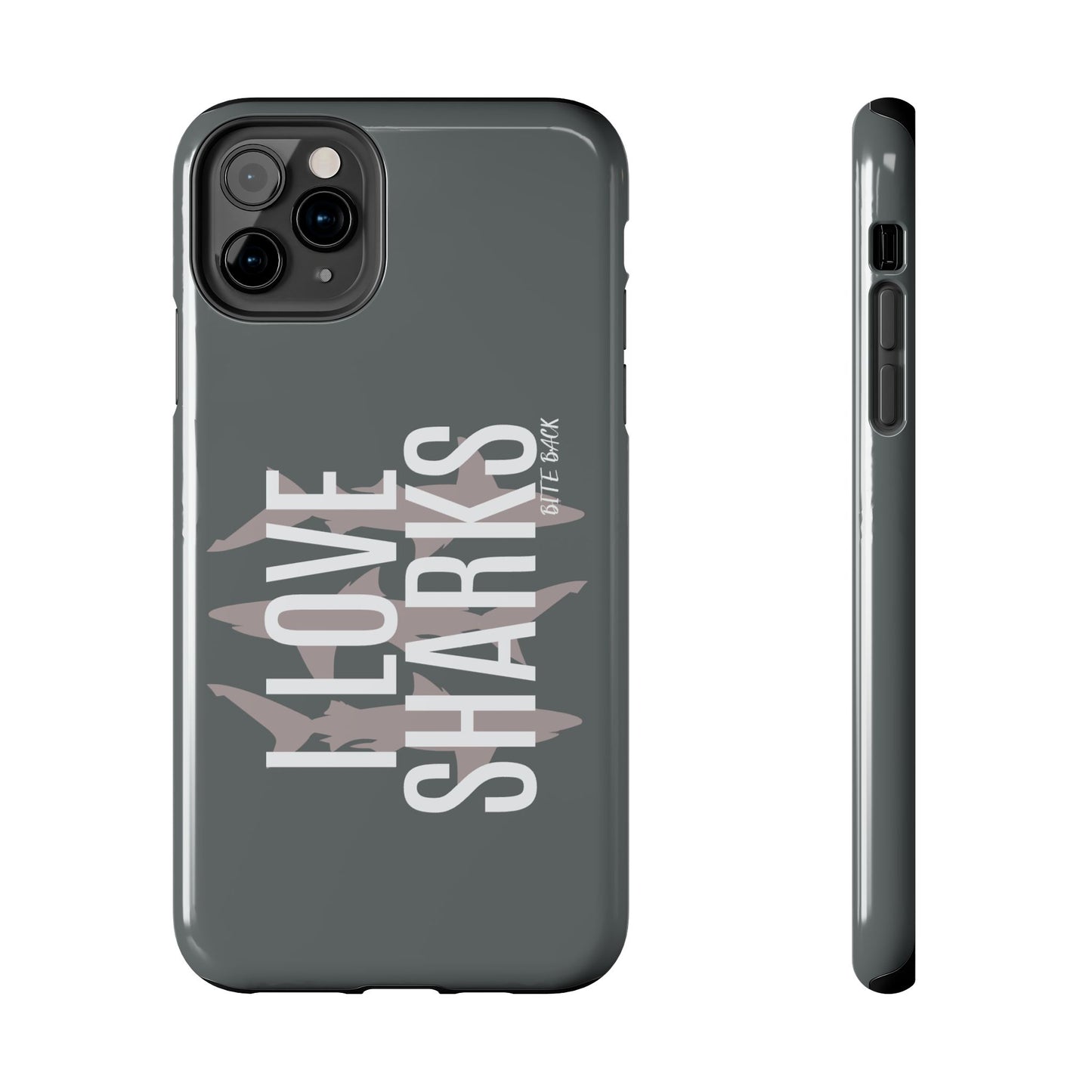 Shark Lover Tough Phone Case, Protective Cover, Gift for Ocean Lovers, Shark Week Celebration, Cute Wildlife Accessory