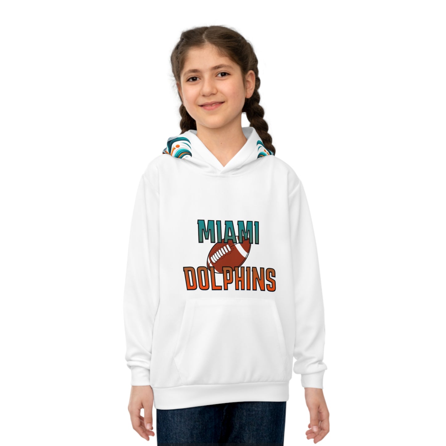 Miami Dolphins Cheetah Children's Hoodie