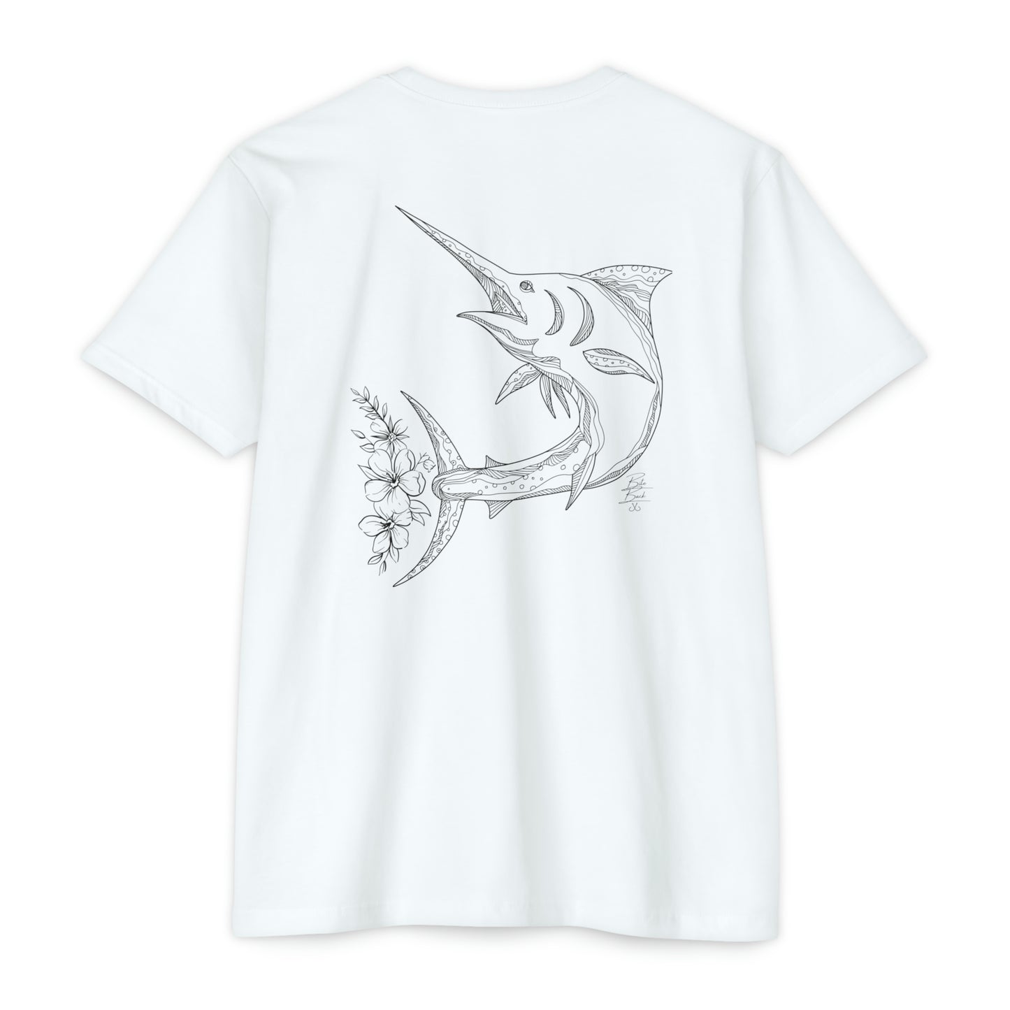 Floral Fin Marlin T-shirt