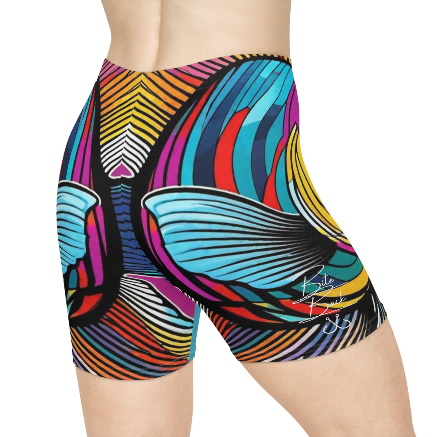 Vibrant Snapper Woman's Biker Short