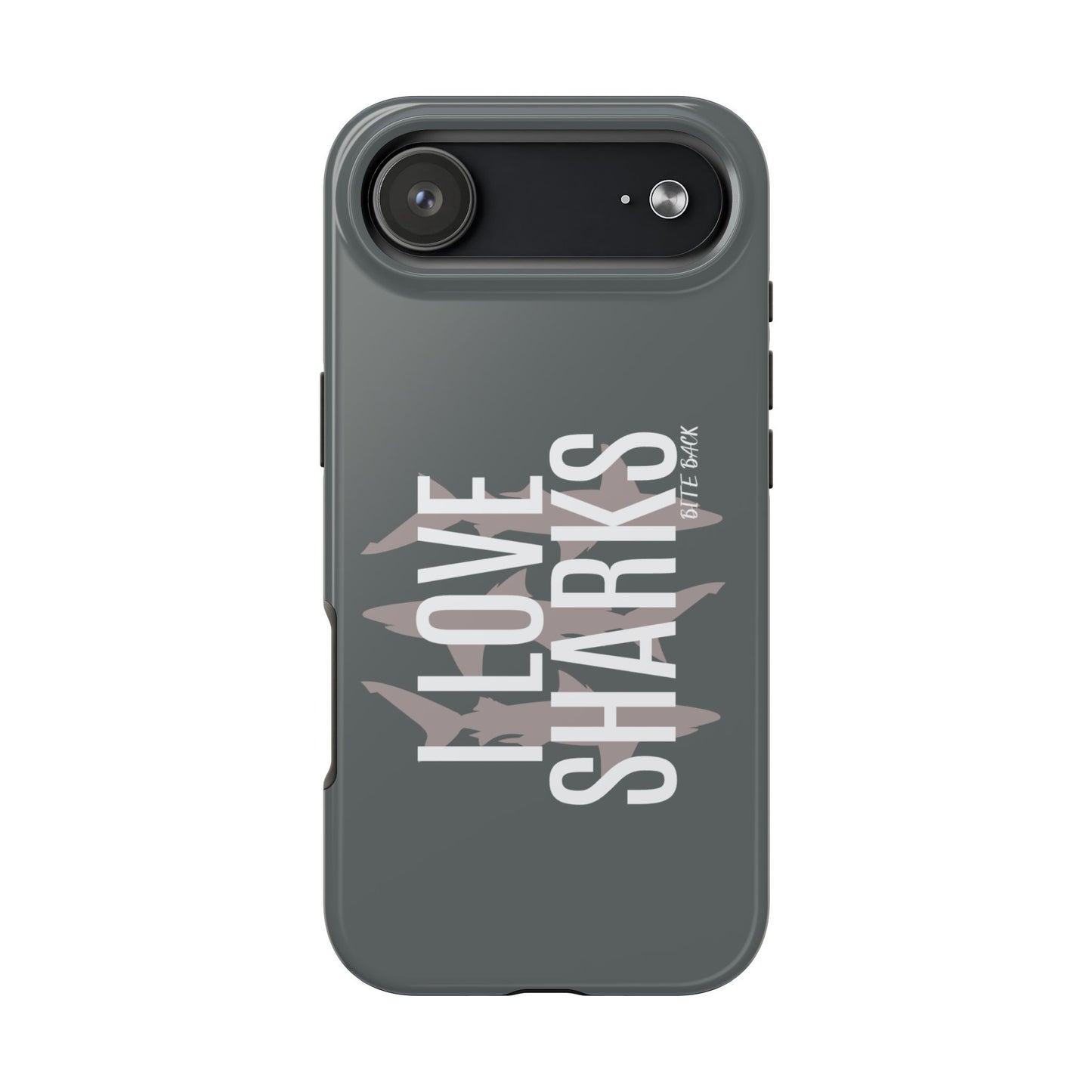 Shark Lover Tough Phone Case, Protective Cover, Gift for Ocean Lovers, Shark Week Celebration, Cute Wildlife Accessory