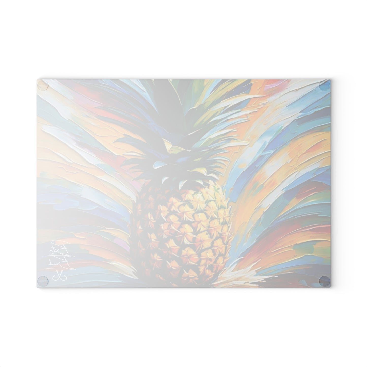 Pineapple Glass Cutting Board