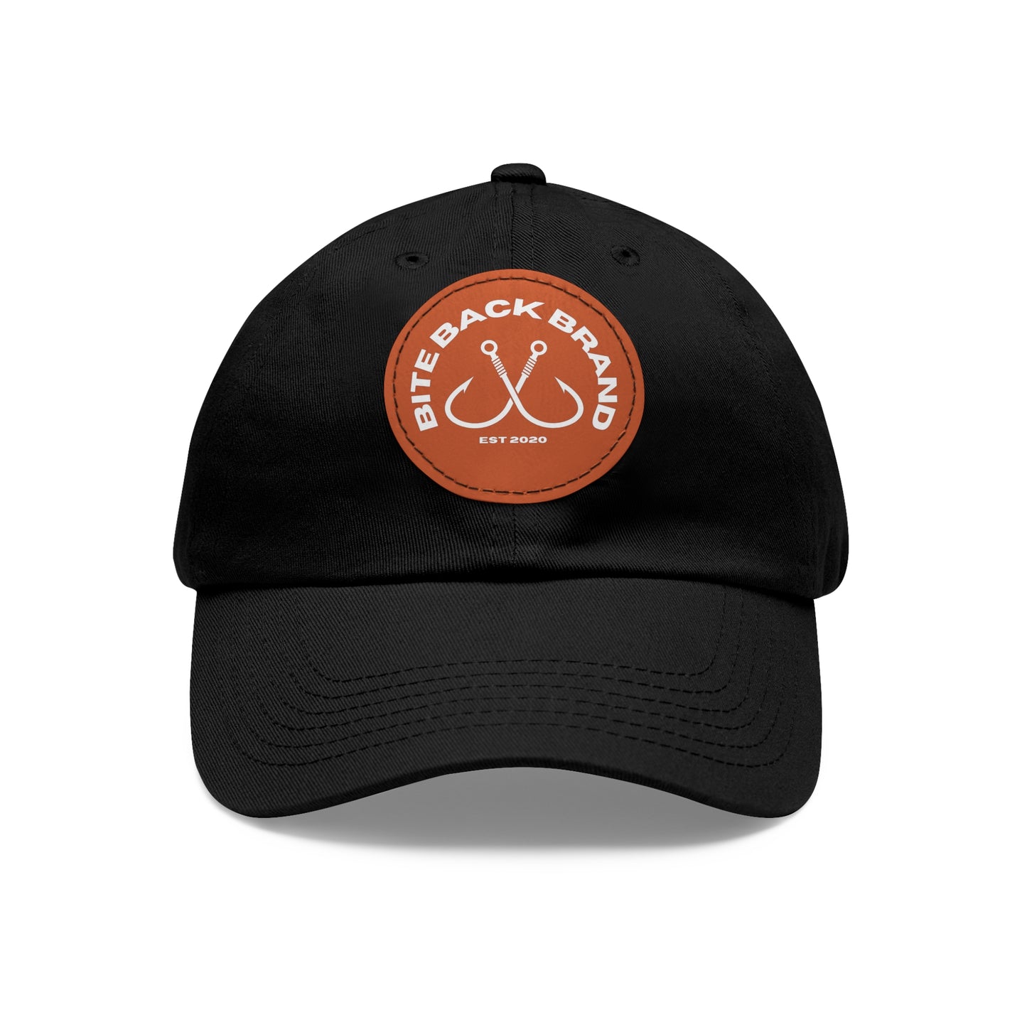 Hooks Hat with Leather Patch (Round)