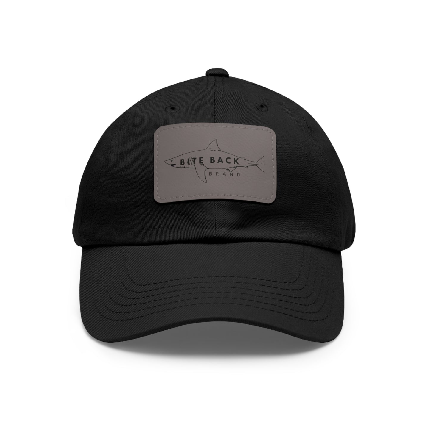 Shark Hat with Leather Patch (Rectangle)