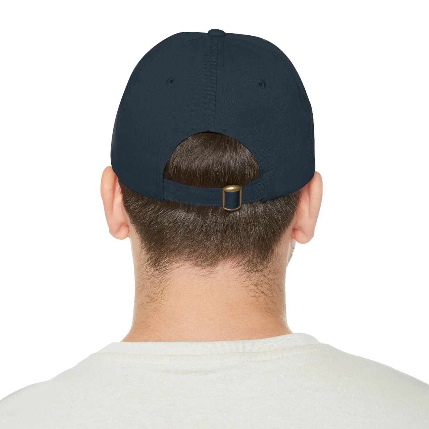 Shark Jaw Hat with Leather Patch (Round)