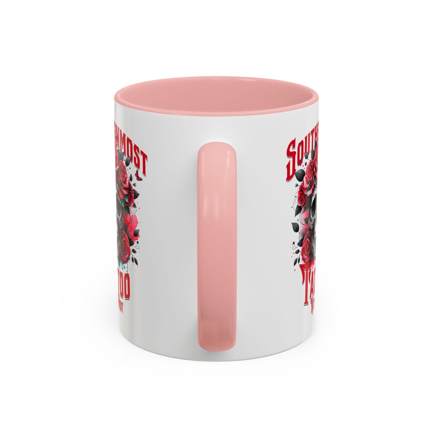 Skull and Roses Coffee Mug | Southernmost Tattoo | Perfect Gift for Tattoo Lovers