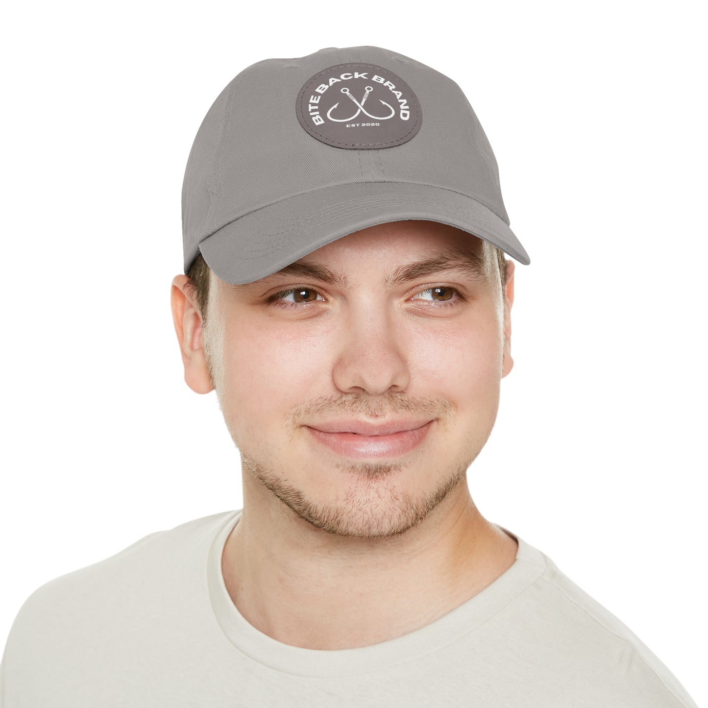 Hooks Hat with Leather Patch (Round)