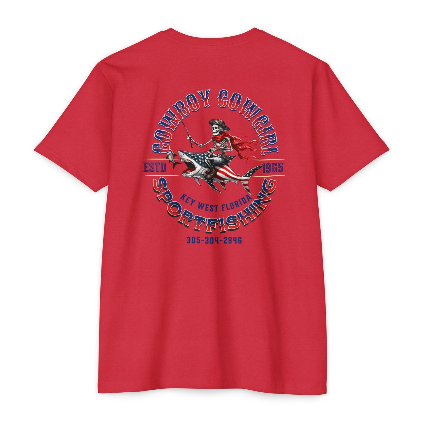 4th of July 2nd Edition Cowboy Cowgirl Sportfishing Tee