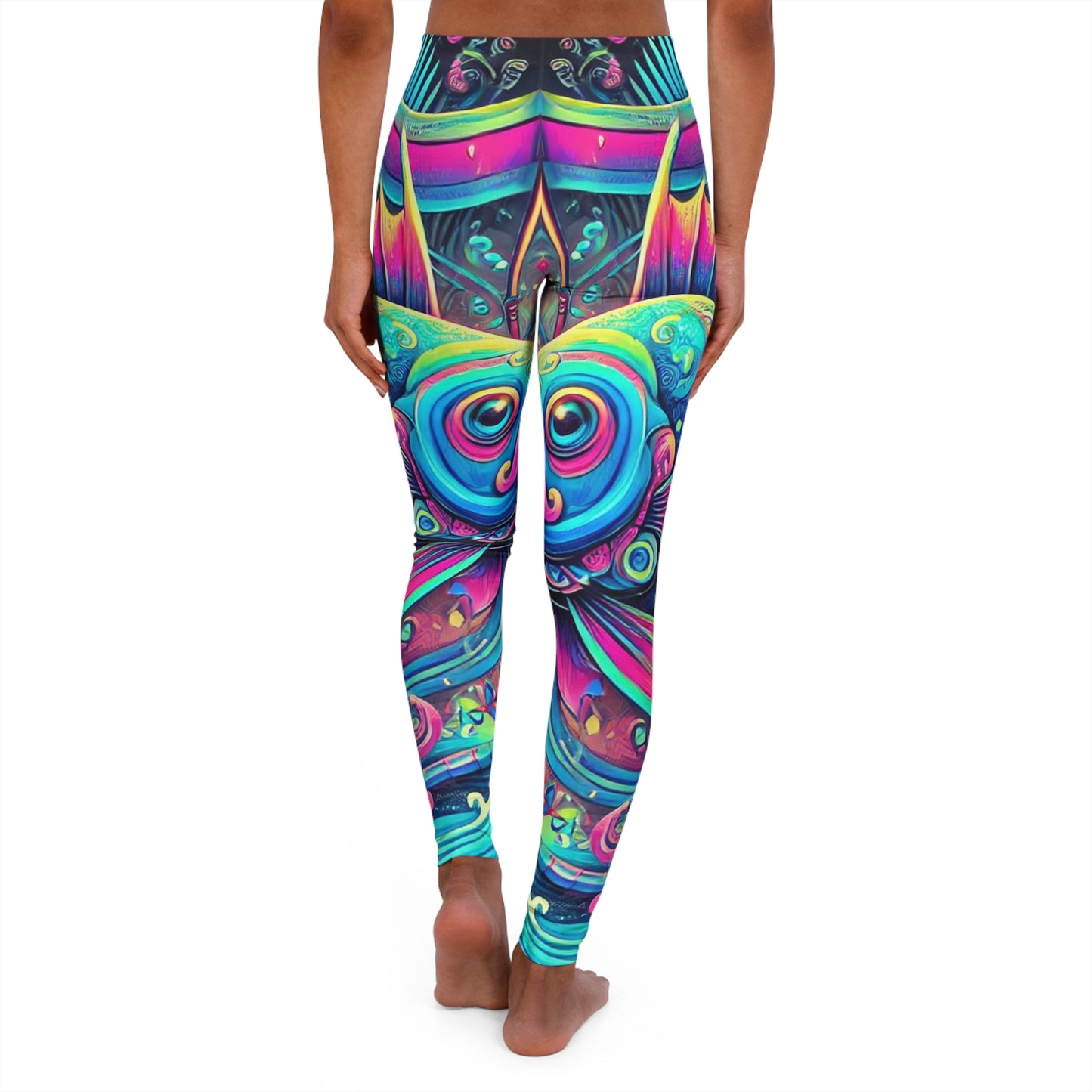 Neon Fish Casual Leggings