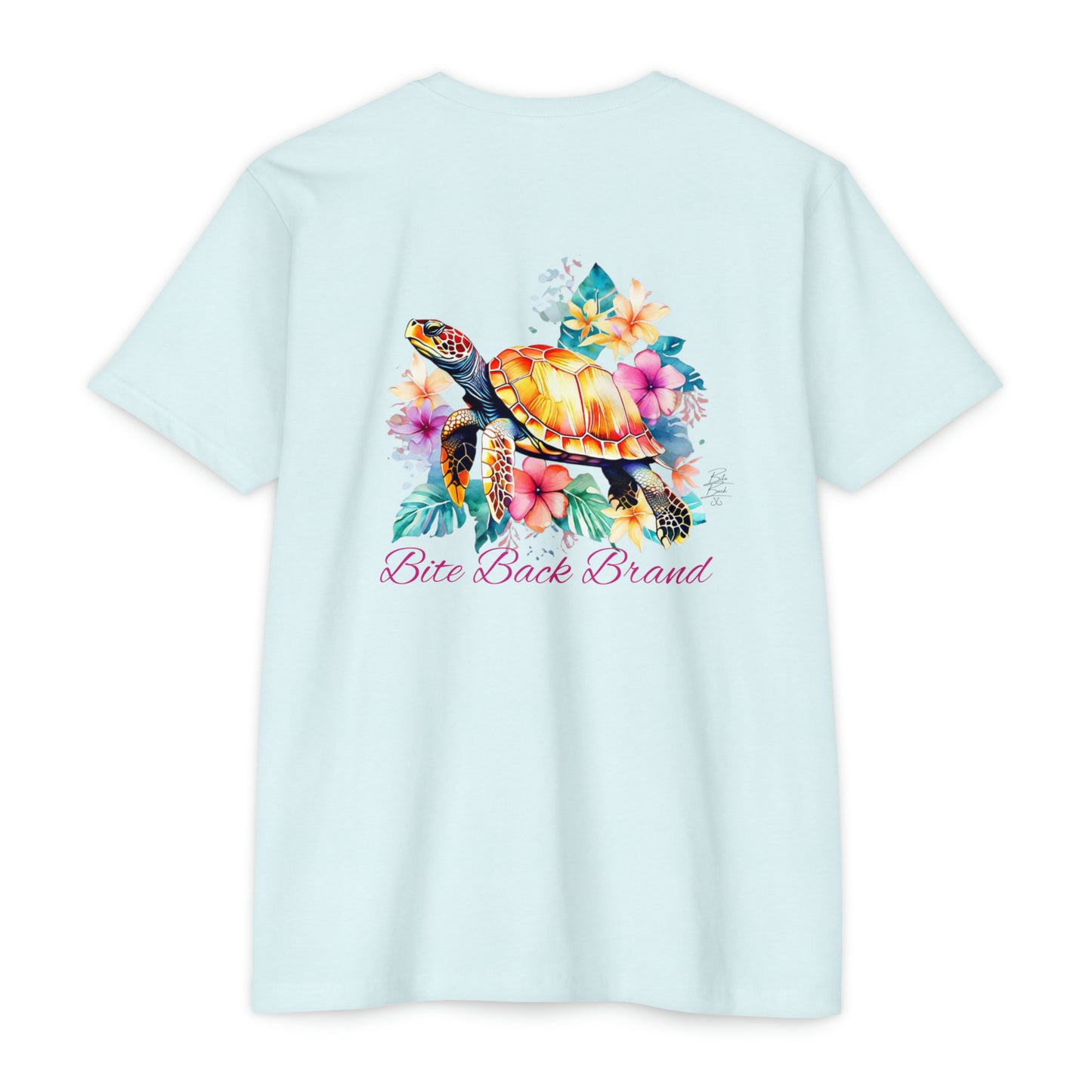 Tropical Bloom Turtle T-shirt
