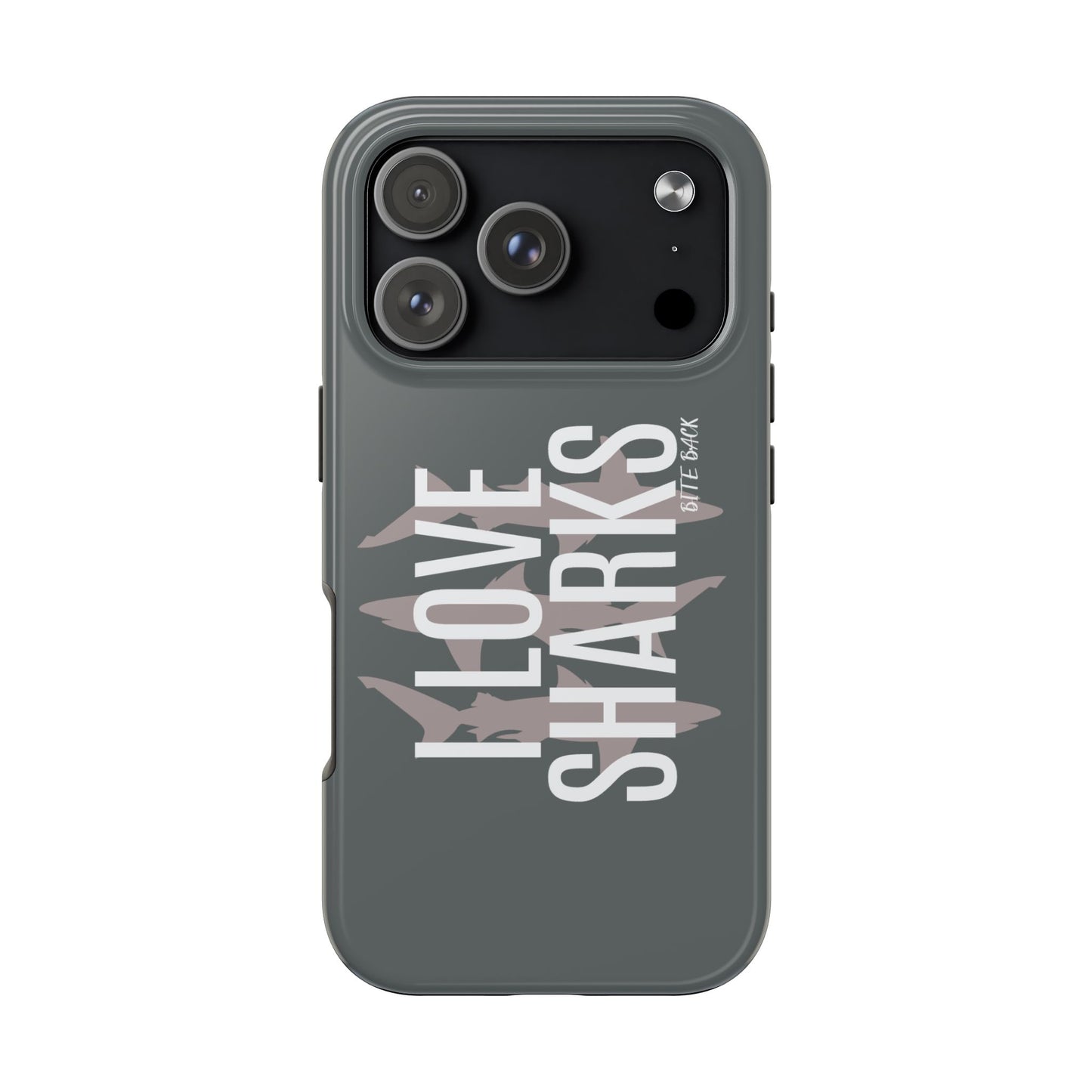 Shark Lover Tough Phone Case, Protective Cover, Gift for Ocean Lovers, Shark Week Celebration, Cute Wildlife Accessory