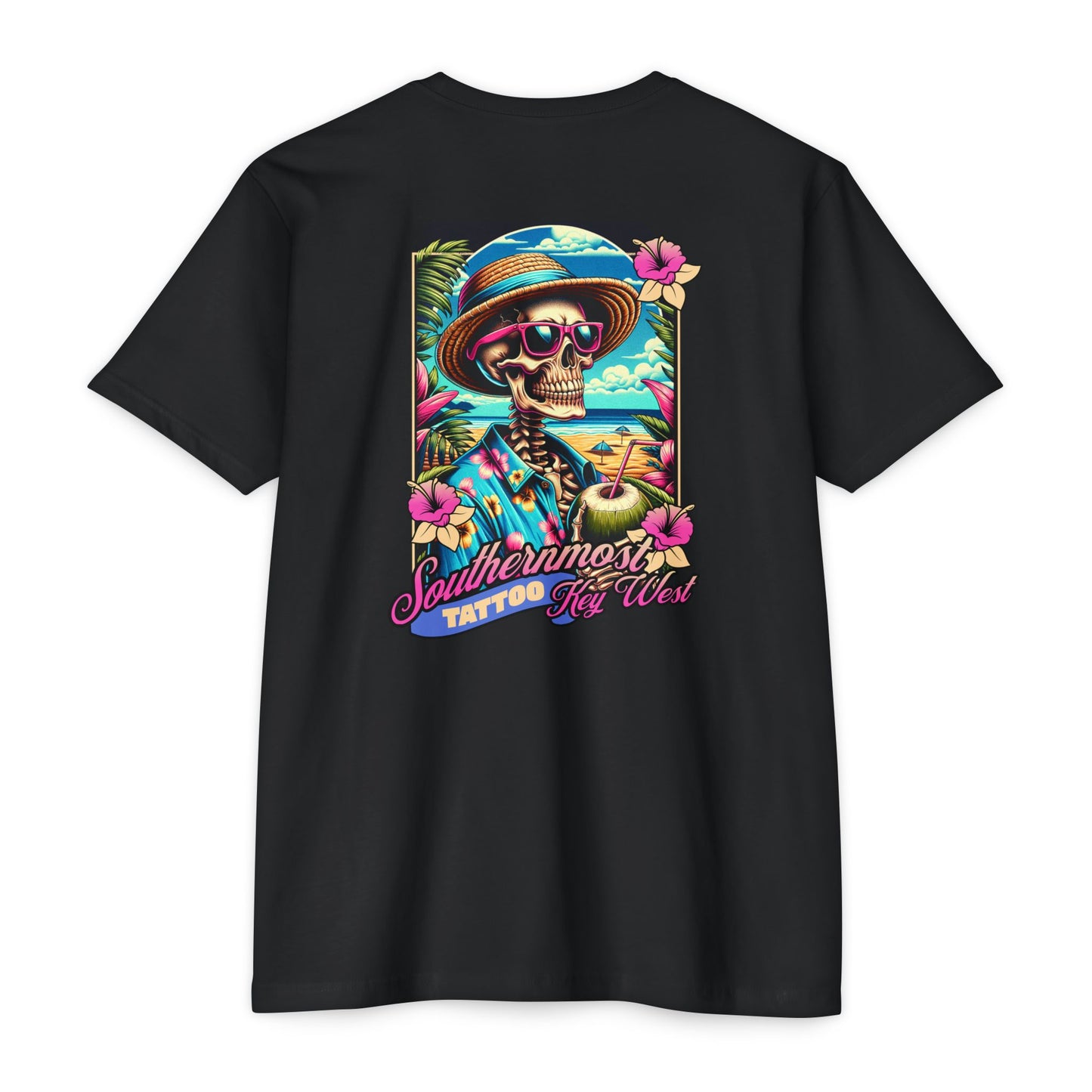 Southernmost Tattoo Drunken Skeleton