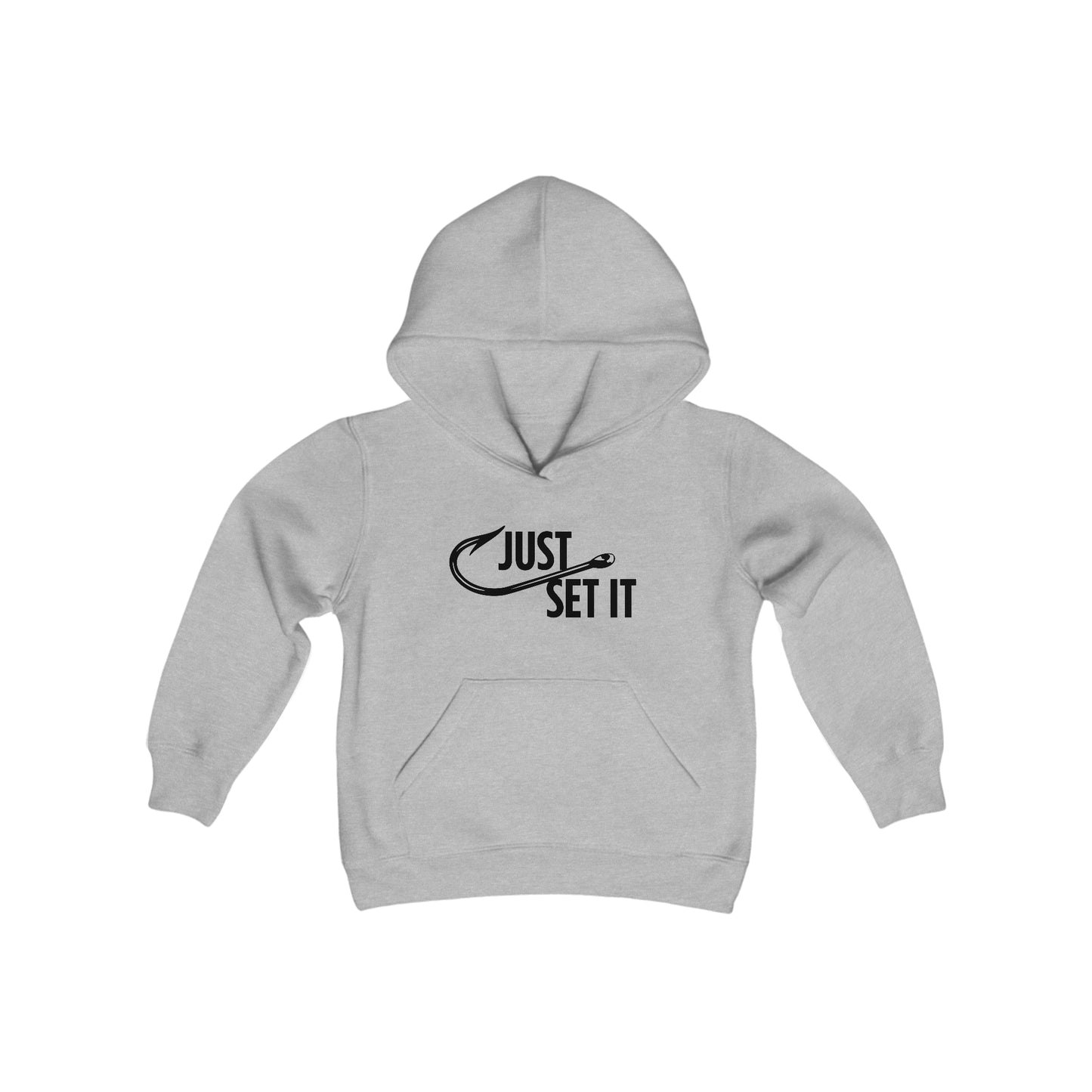 JUST SET IT Youth Heavy Blend Hooded Sweatshirt