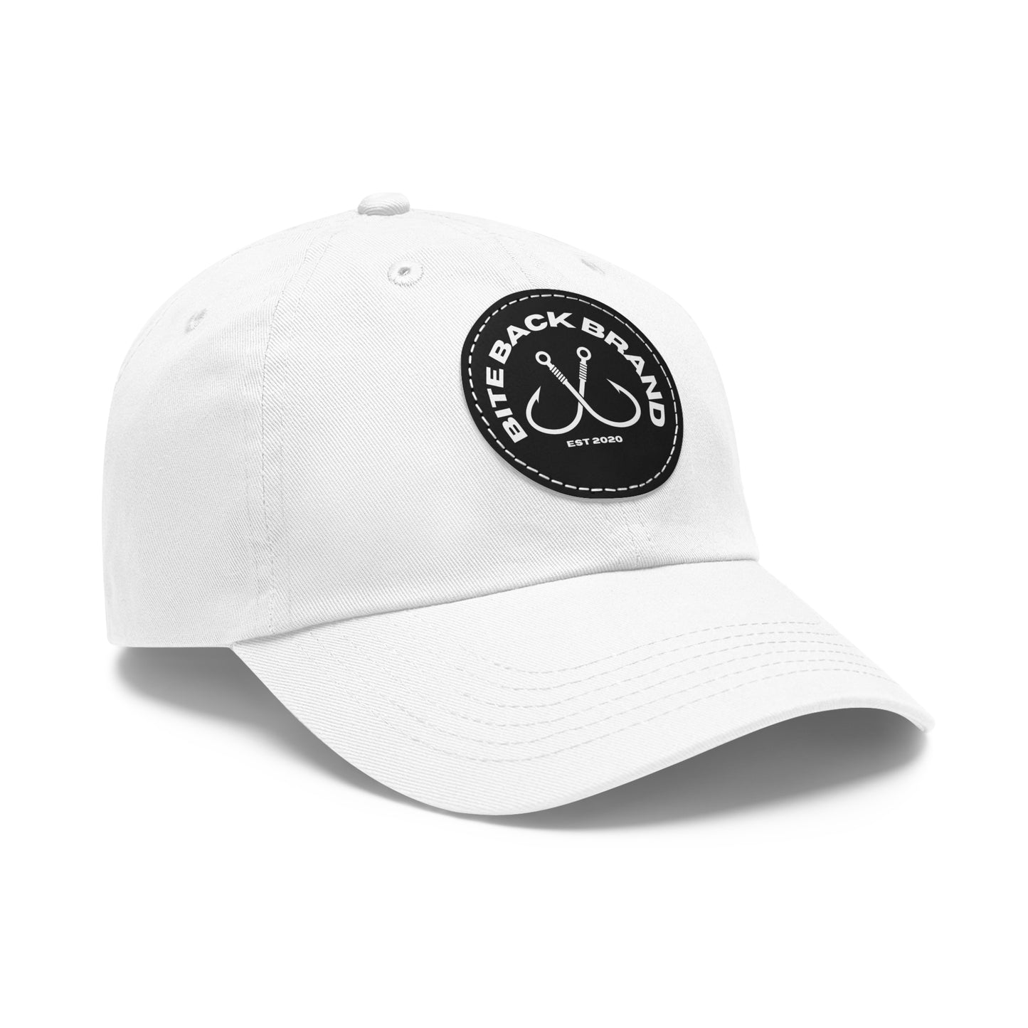 Hooks Hat with Leather Patch (Round)