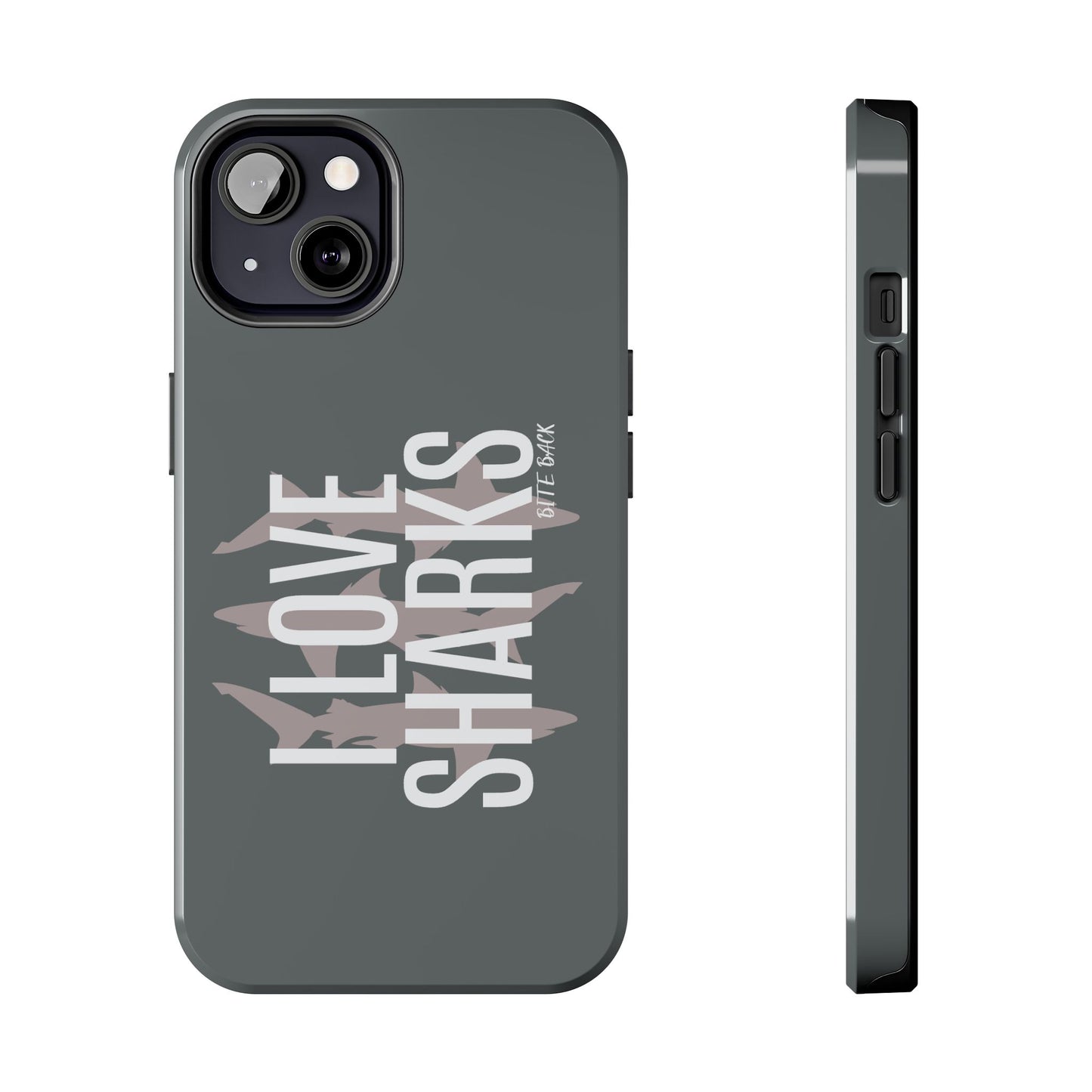 Shark Lover Tough Phone Case, Protective Cover, Gift for Ocean Lovers, Shark Week Celebration, Cute Wildlife Accessory