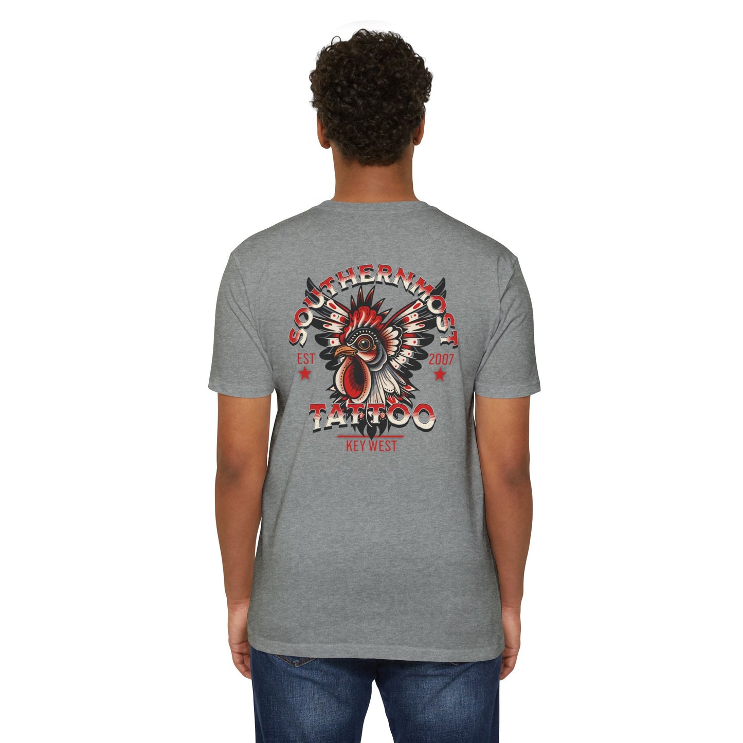 Southernmost Tattoo Traditional Rooster T-shirt