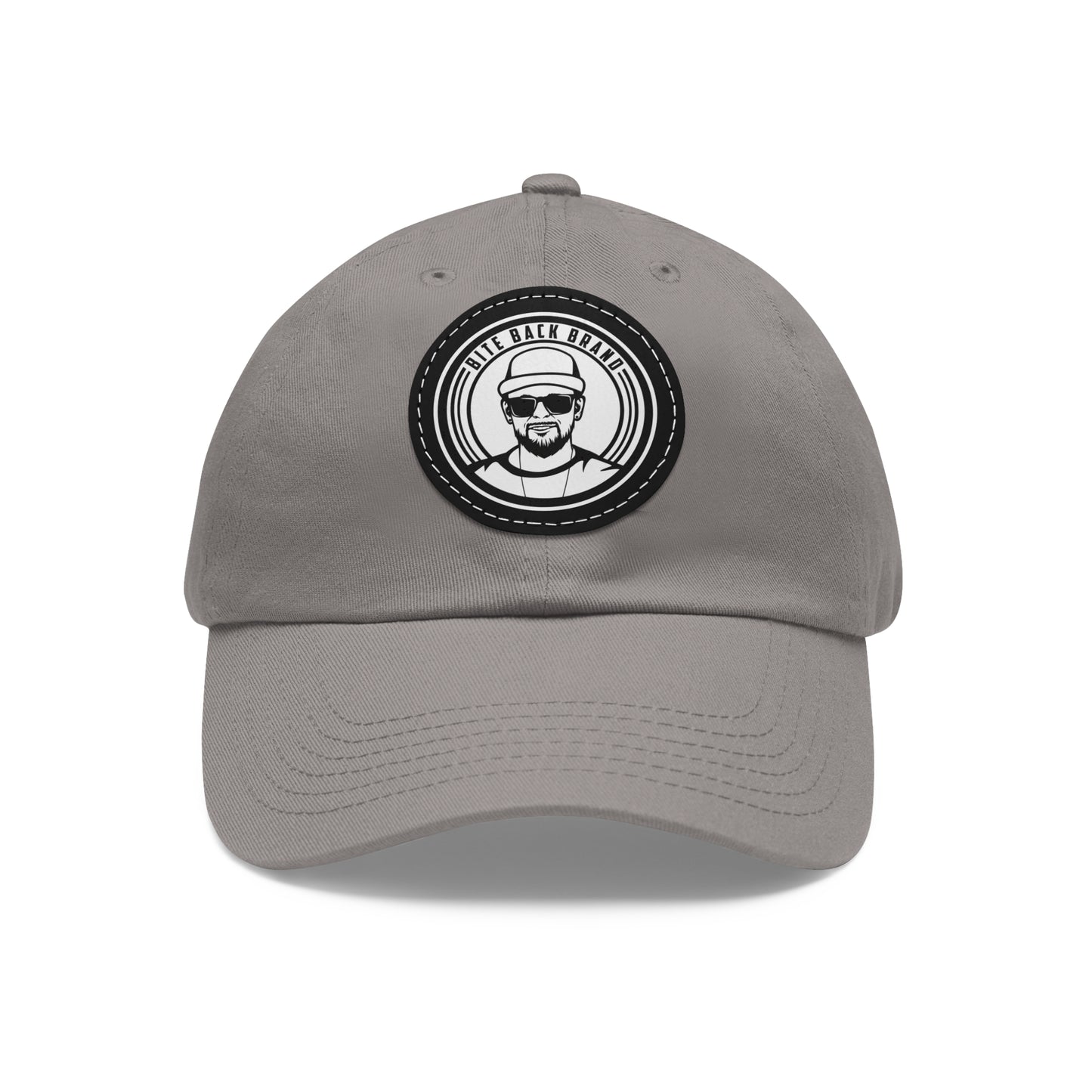 Captain Brandon Hat with Leather Patch (Round)
