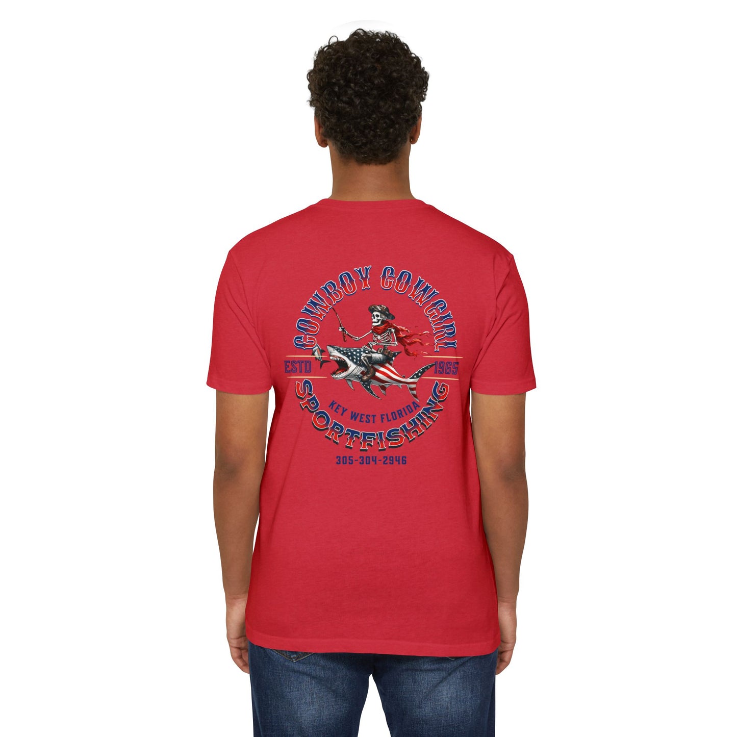 4th of July 2nd Edition Cowboy Cowgirl Sportfishing Tee