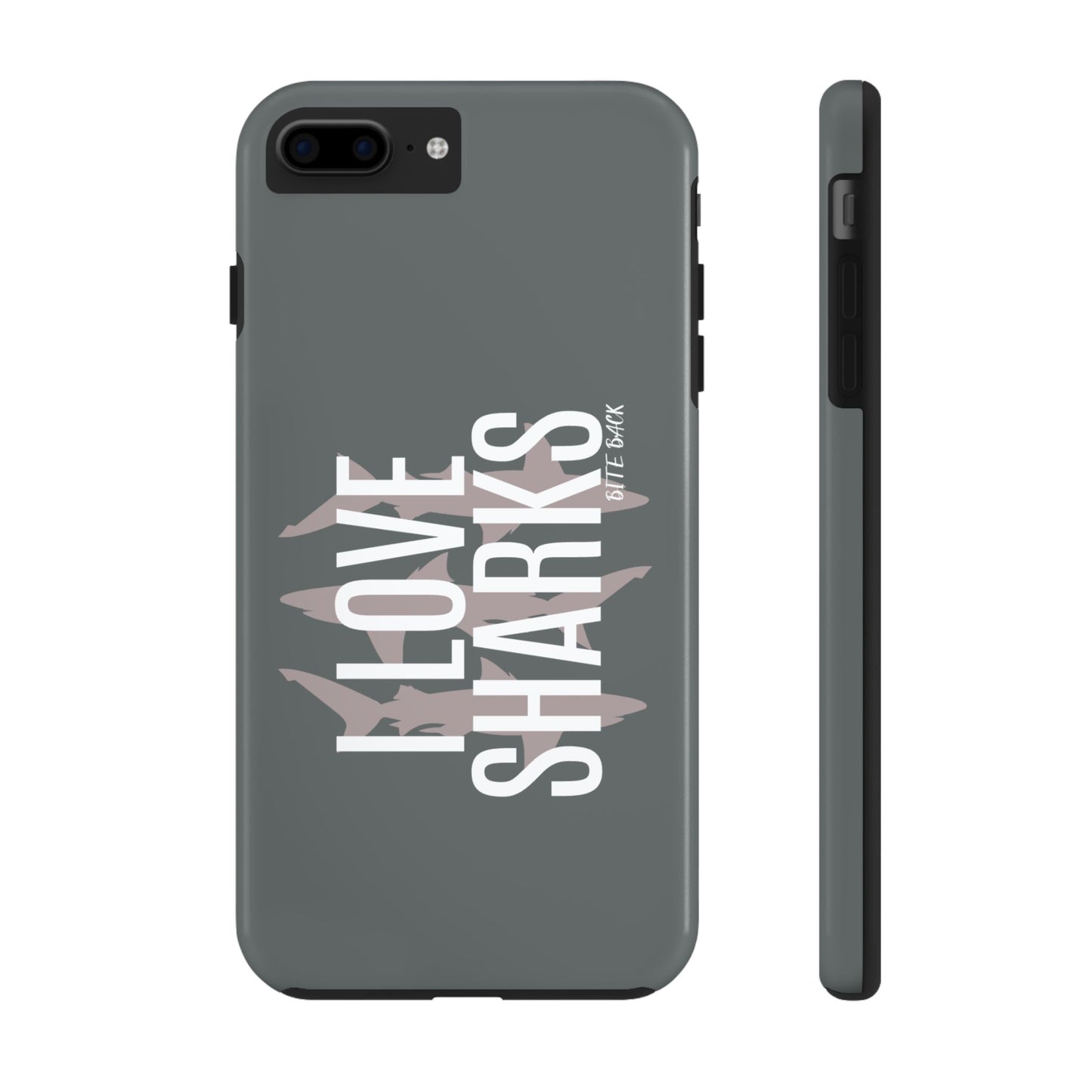 Shark Lover Tough Phone Case, Protective Cover, Gift for Ocean Lovers, Shark Week Celebration, Cute Wildlife Accessory