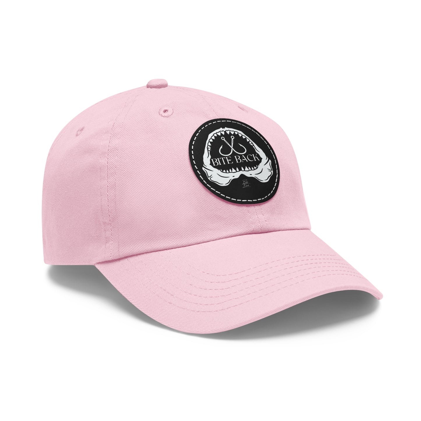 Shark Jaw Hat with Leather Patch (Round)