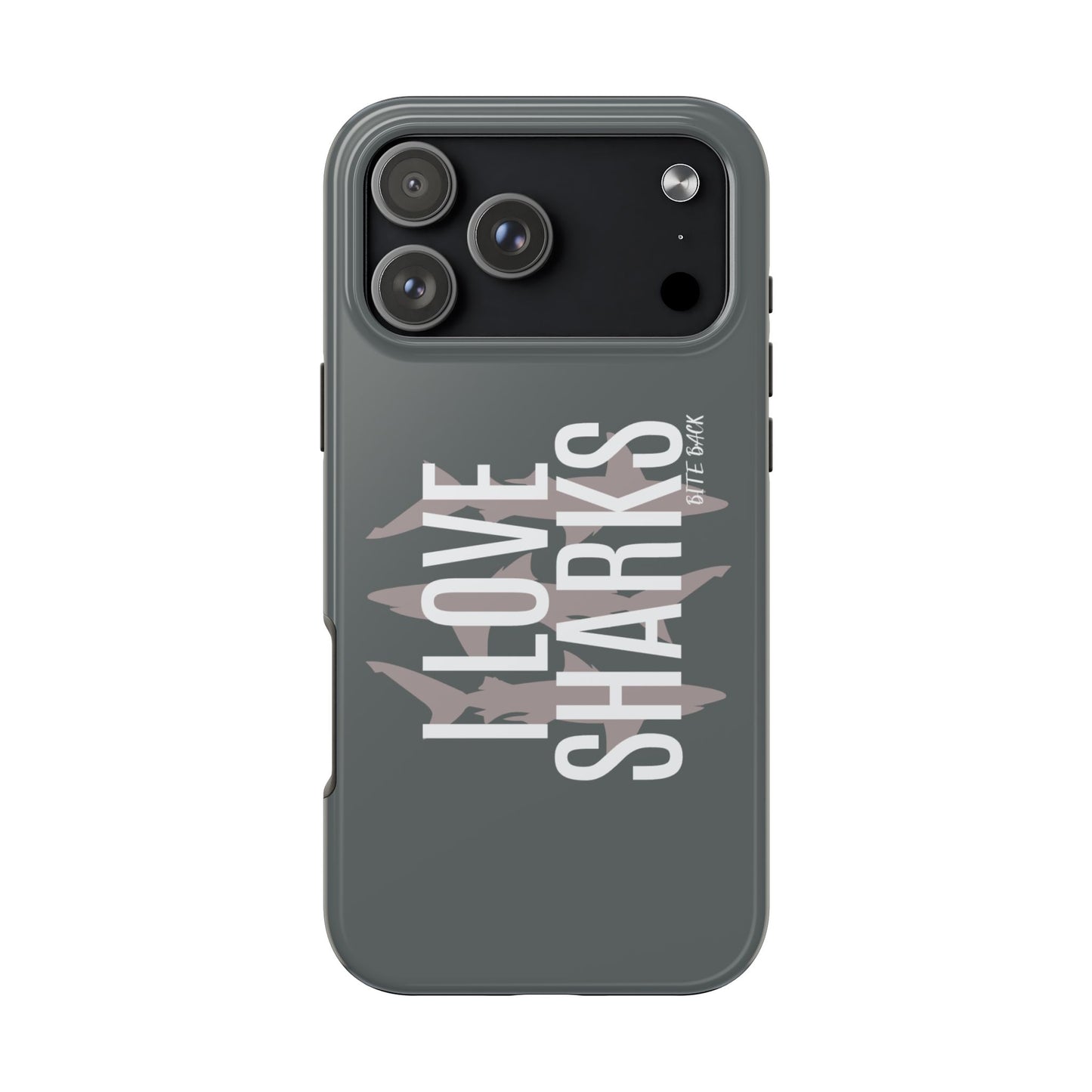 Shark Lover Tough Phone Case, Protective Cover, Gift for Ocean Lovers, Shark Week Celebration, Cute Wildlife Accessory