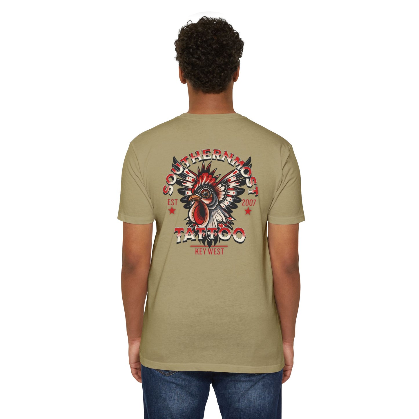 Southernmost Tattoo Traditional Rooster T-shirt