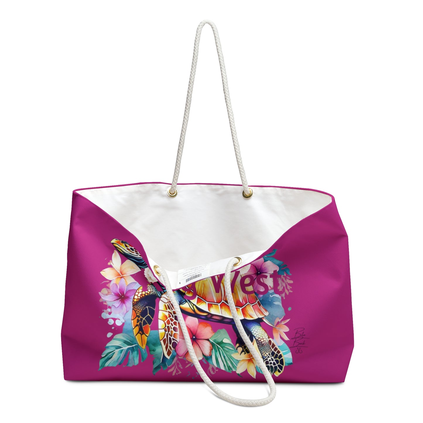 Tropical Turtle Weekender Bag