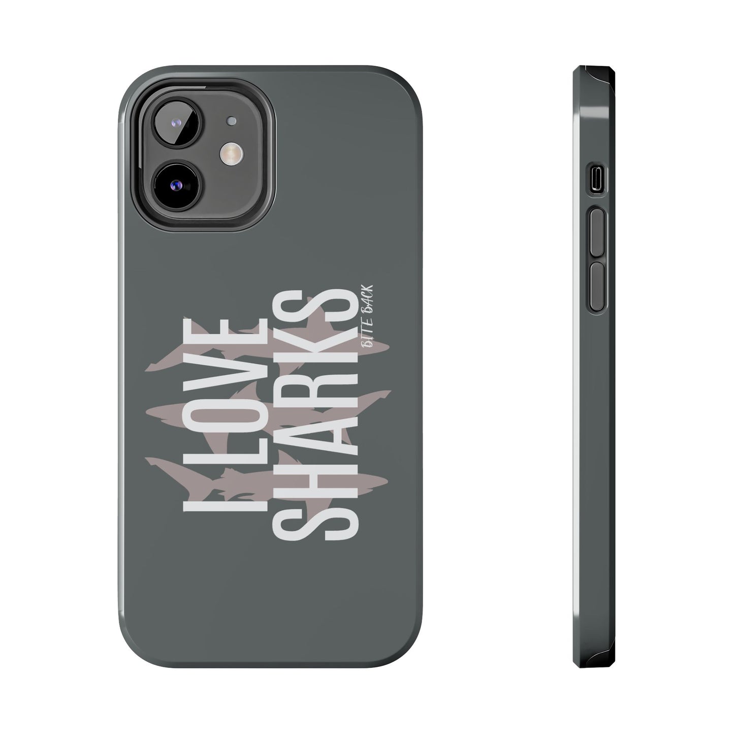 Shark Lover Tough Phone Case, Protective Cover, Gift for Ocean Lovers, Shark Week Celebration, Cute Wildlife Accessory