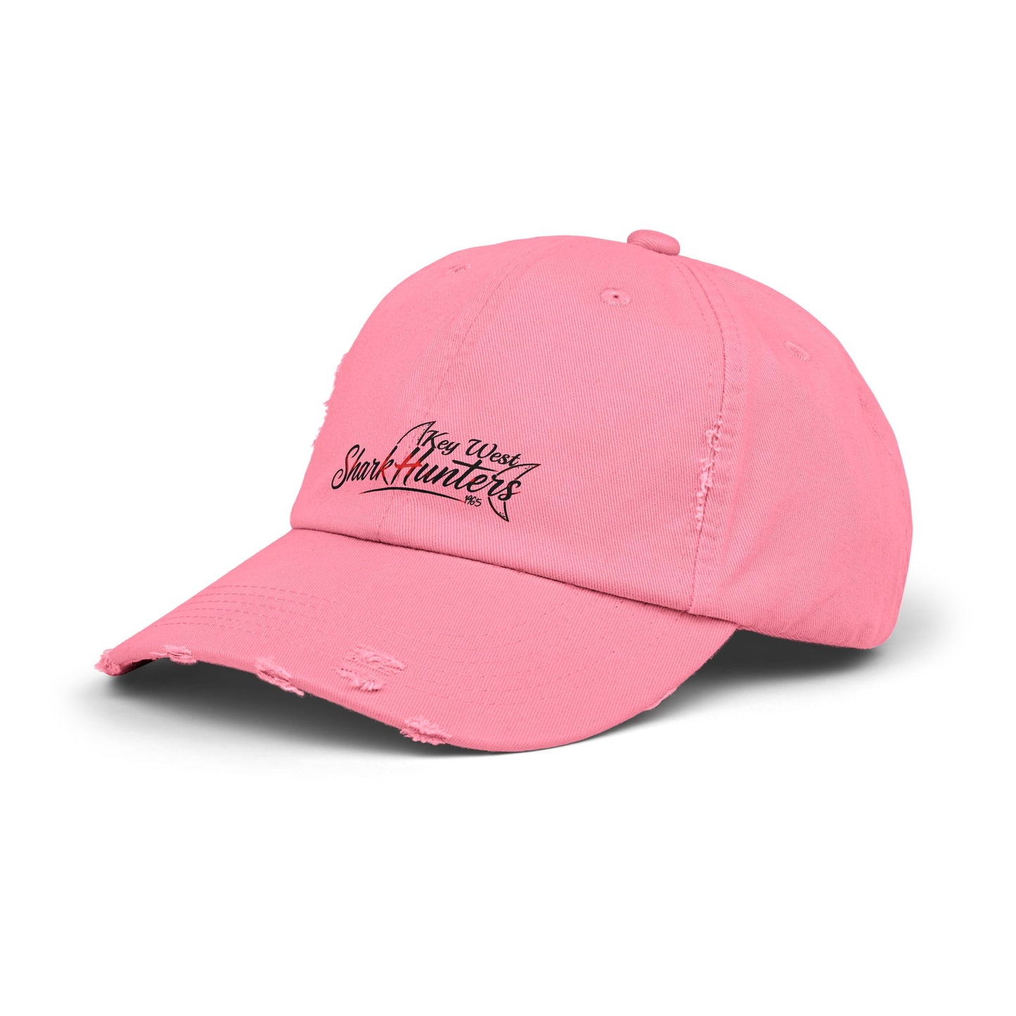 Key West Shark Hunters-Unisex Distressed Cap