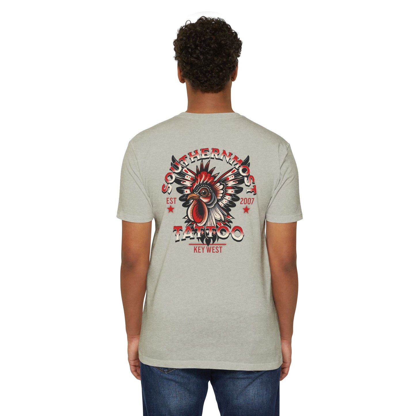 Southernmost Tattoo Traditional Rooster T-shirt