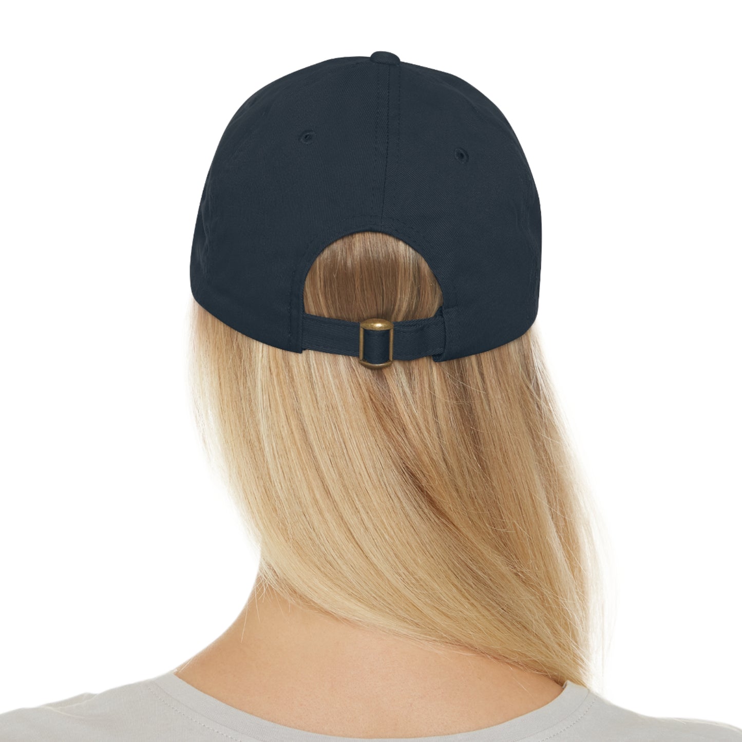 Shark Jaw Hat with Leather Patch (Round)
