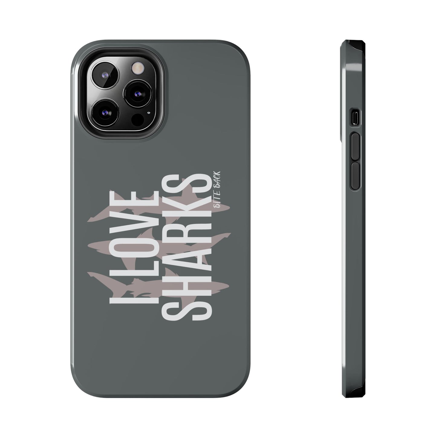 Shark Lover Tough Phone Case, Protective Cover, Gift for Ocean Lovers, Shark Week Celebration, Cute Wildlife Accessory