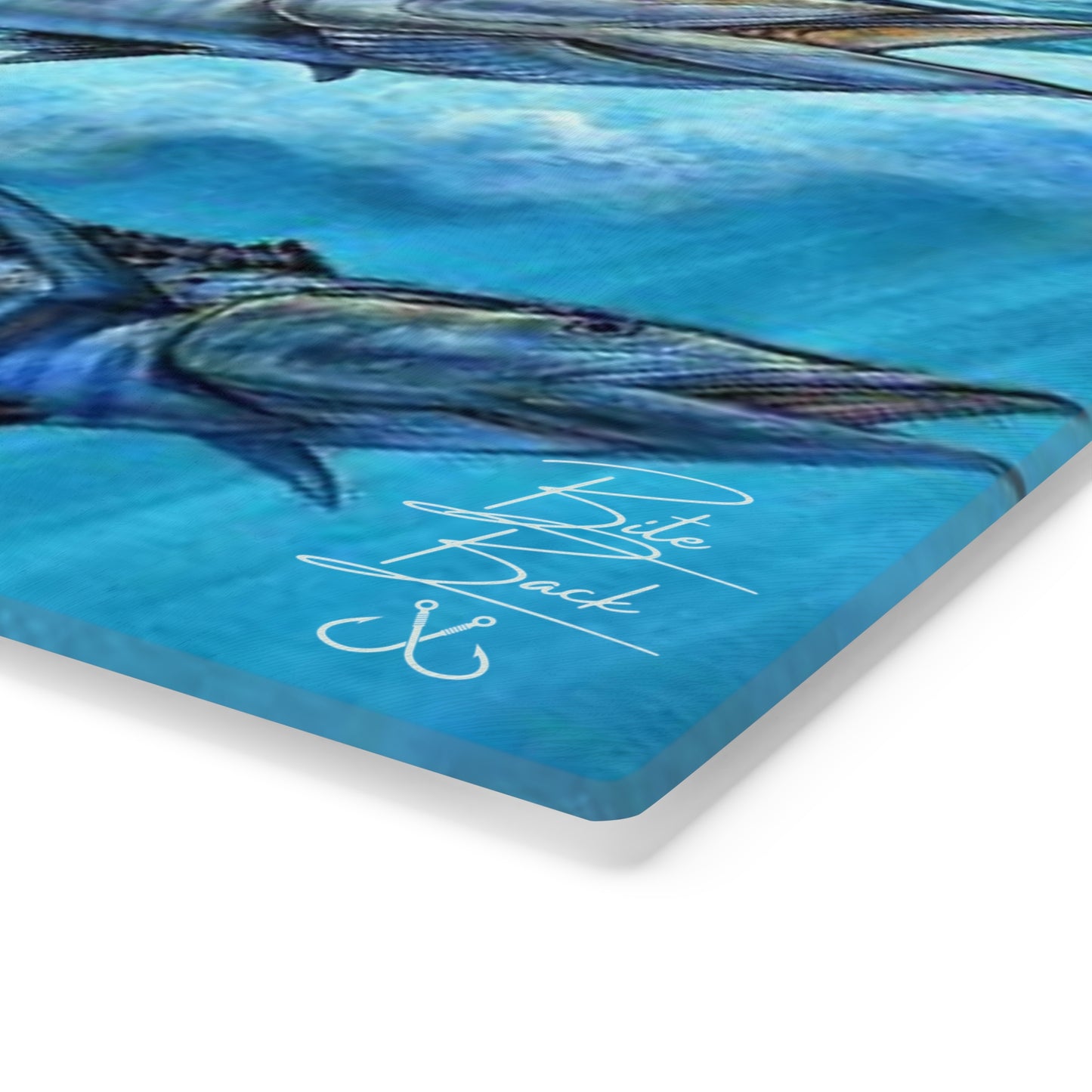 Wahoo Glass Cutting Board