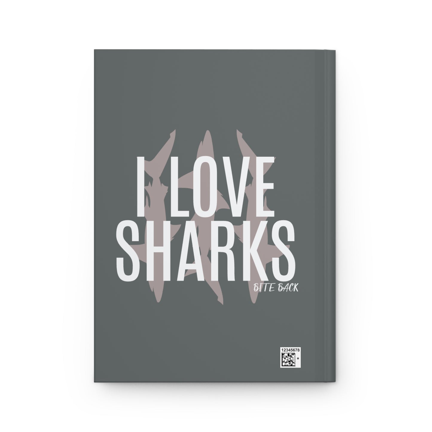 I Love Sharks-Hardcover Journal Matte