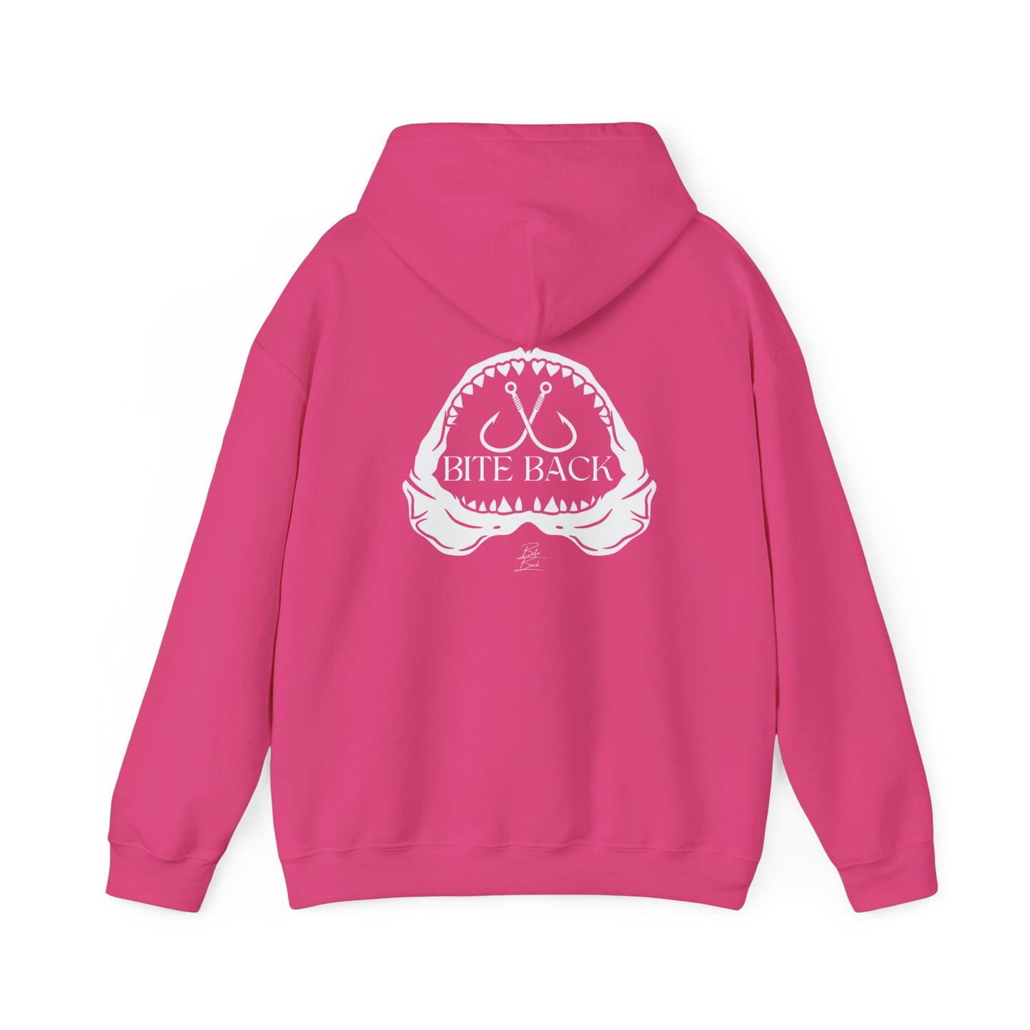 BITE BACK SHARK JAW Hooded Sweatshirt