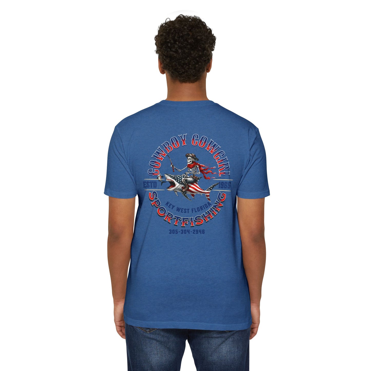 4th of July 2nd Edition Cowboy Cowgirl Sportfishing Tee
