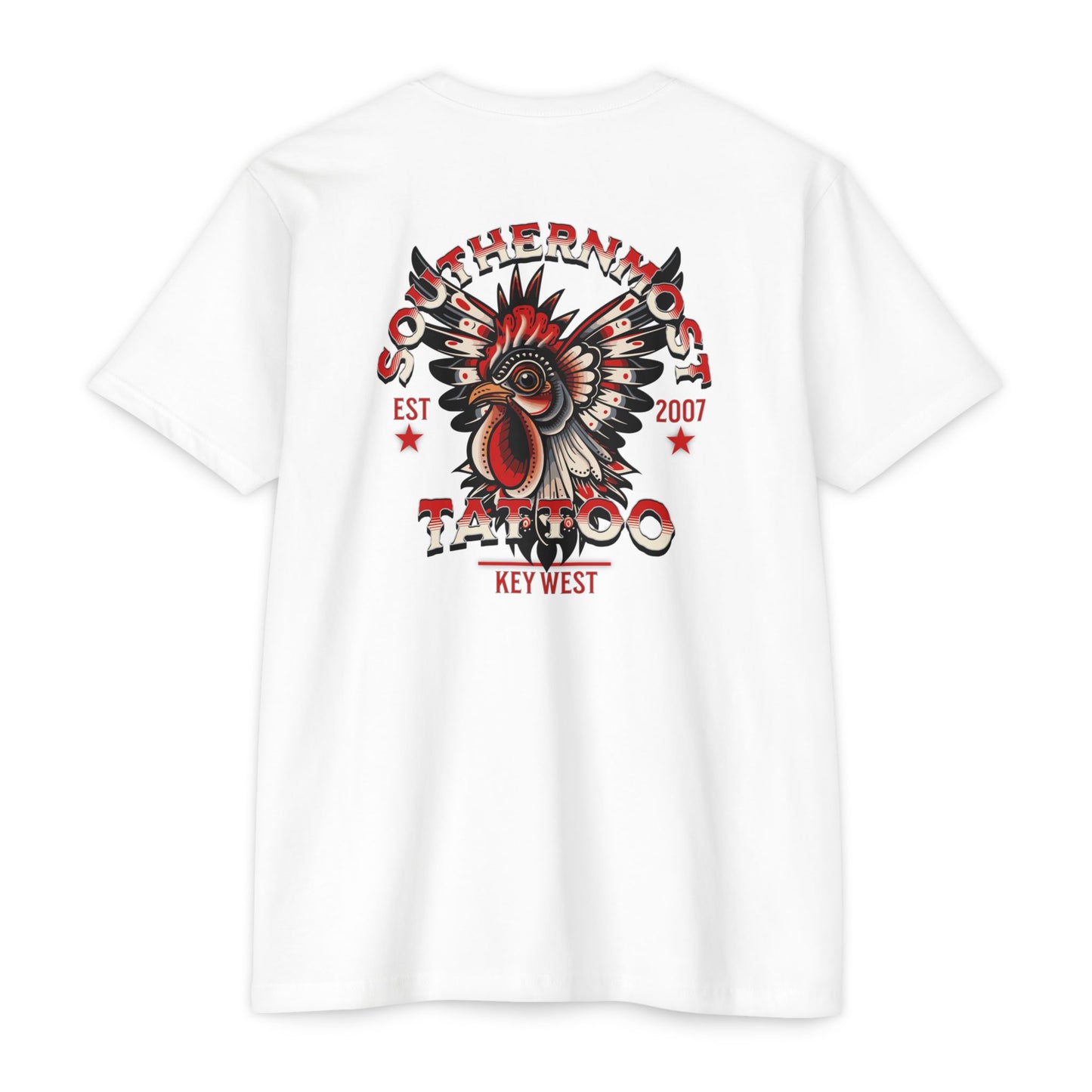 Southernmost Tattoo Traditional Rooster T-shirt