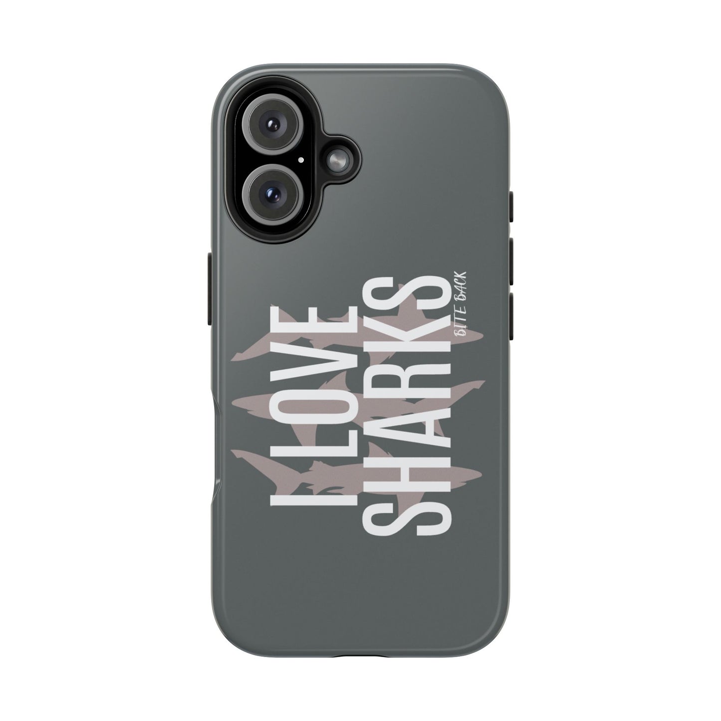 Shark Lover Tough Phone Case, Protective Cover, Gift for Ocean Lovers, Shark Week Celebration, Cute Wildlife Accessory