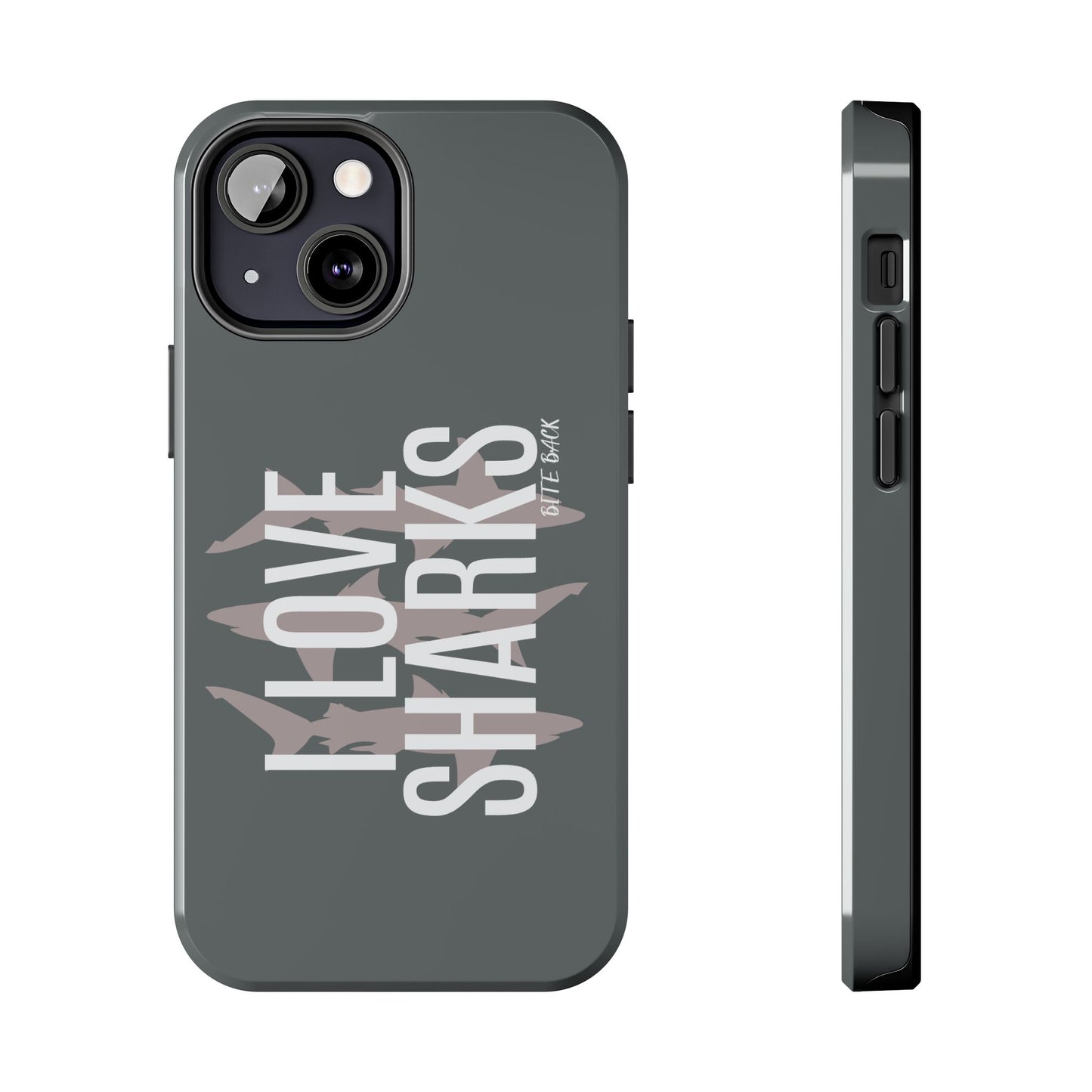 Shark Lover Tough Phone Case, Protective Cover, Gift for Ocean Lovers, Shark Week Celebration, Cute Wildlife Accessory