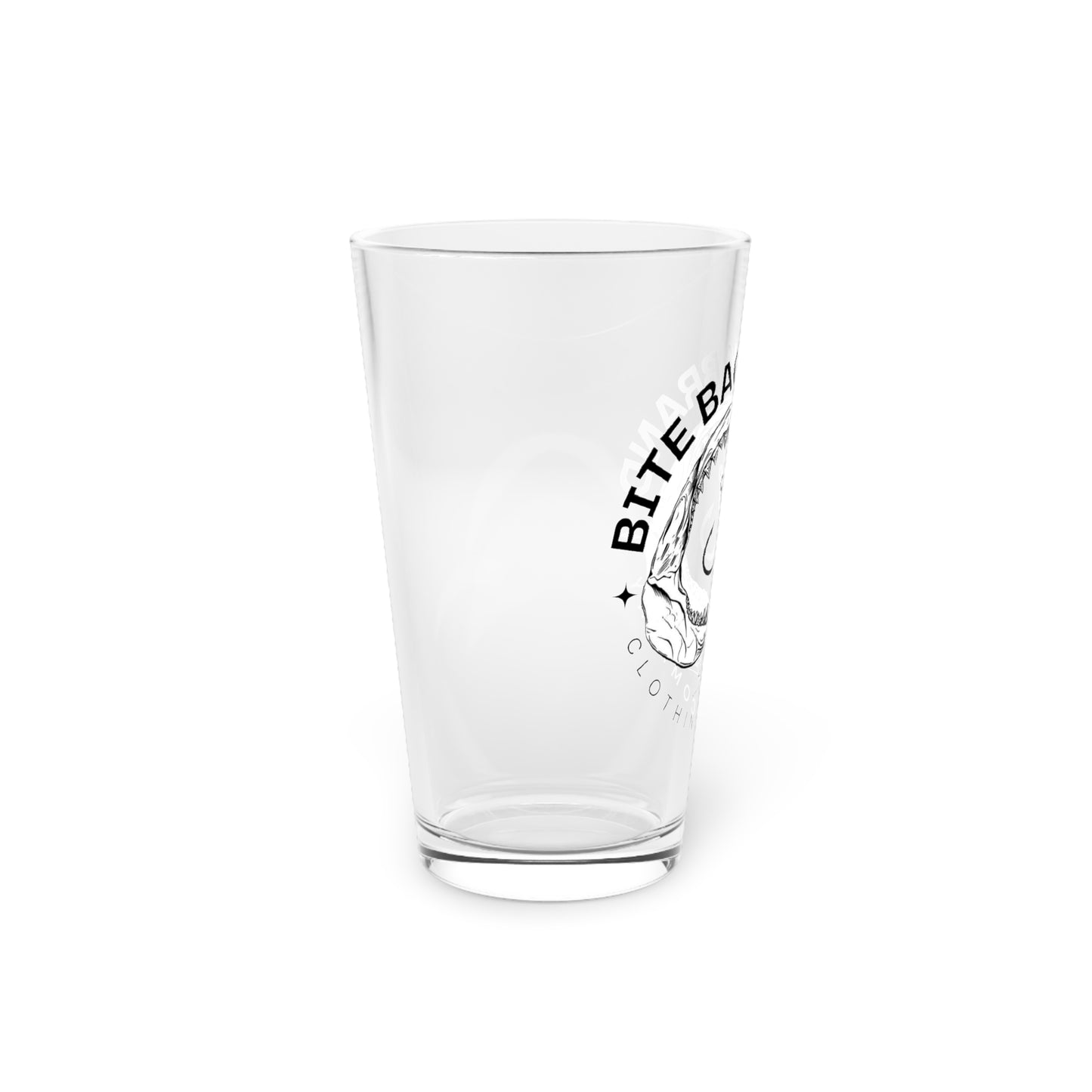 Shark Jaw Pint Glass, 16oz