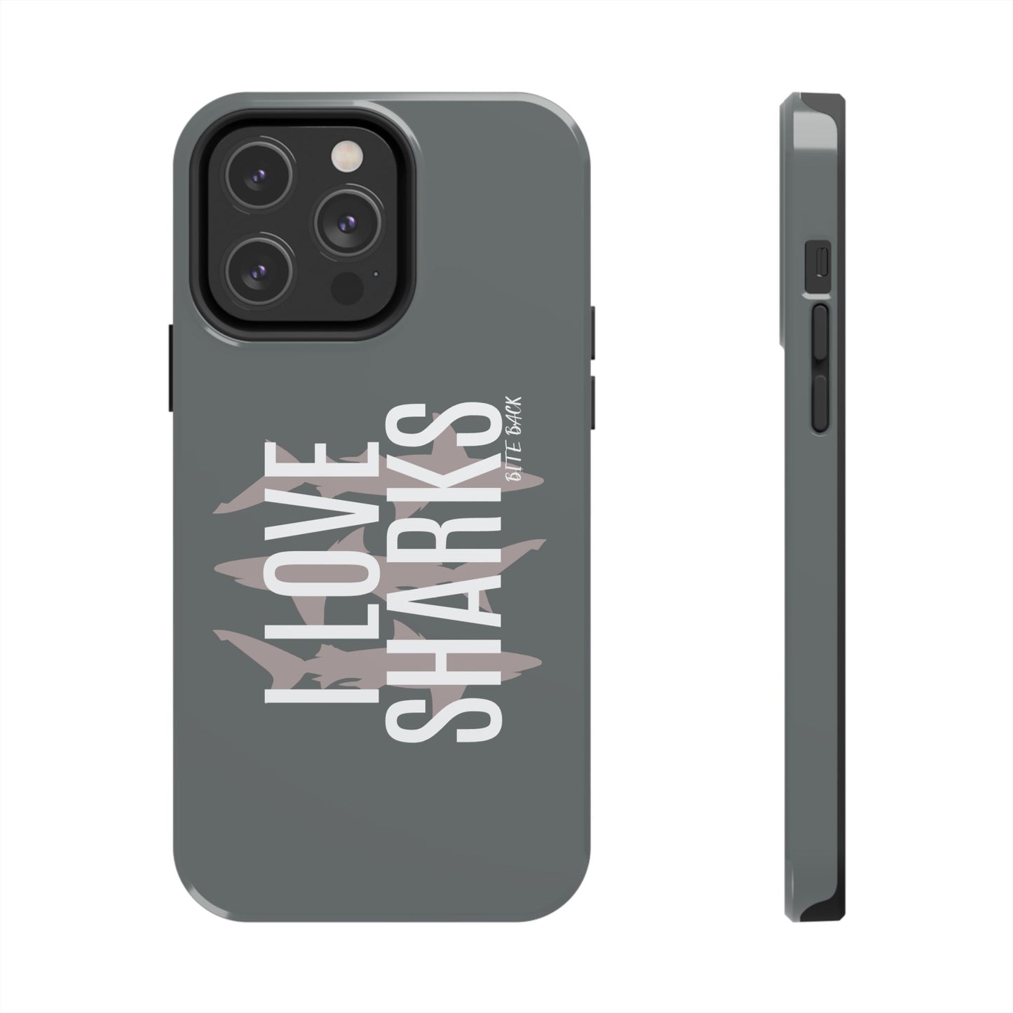 Shark Lover Tough Phone Case, Protective Cover, Gift for Ocean Lovers, Shark Week Celebration, Cute Wildlife Accessory