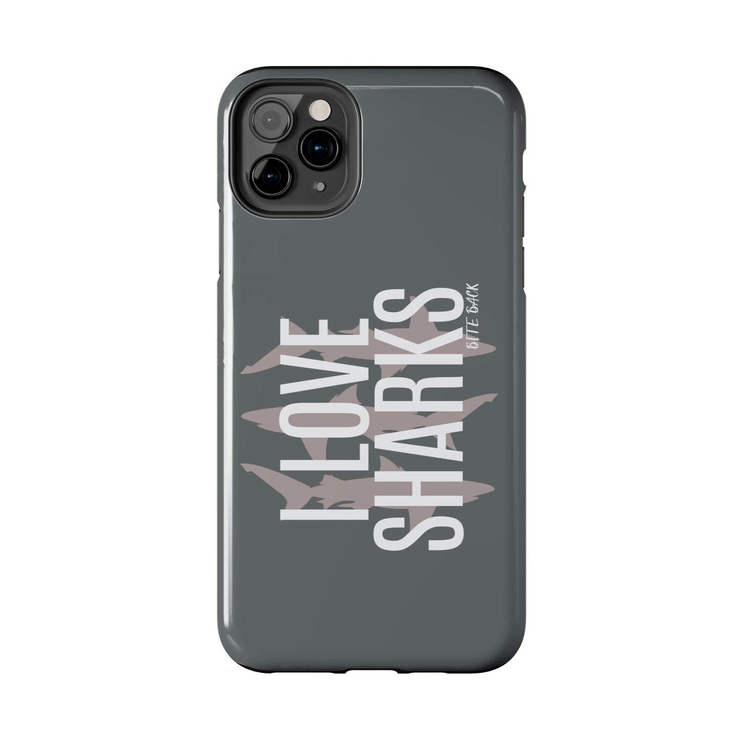 Shark Lover Tough Phone Case, Protective Cover, Gift for Ocean Lovers, Shark Week Celebration, Cute Wildlife Accessory