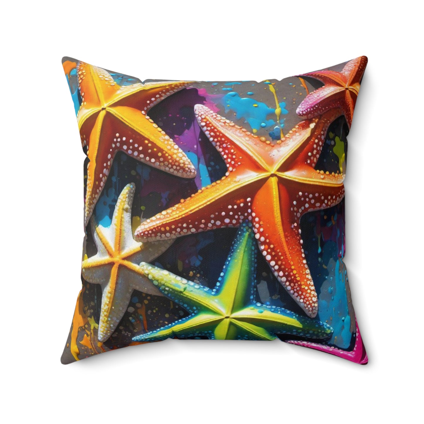 Starfish Square Pillow