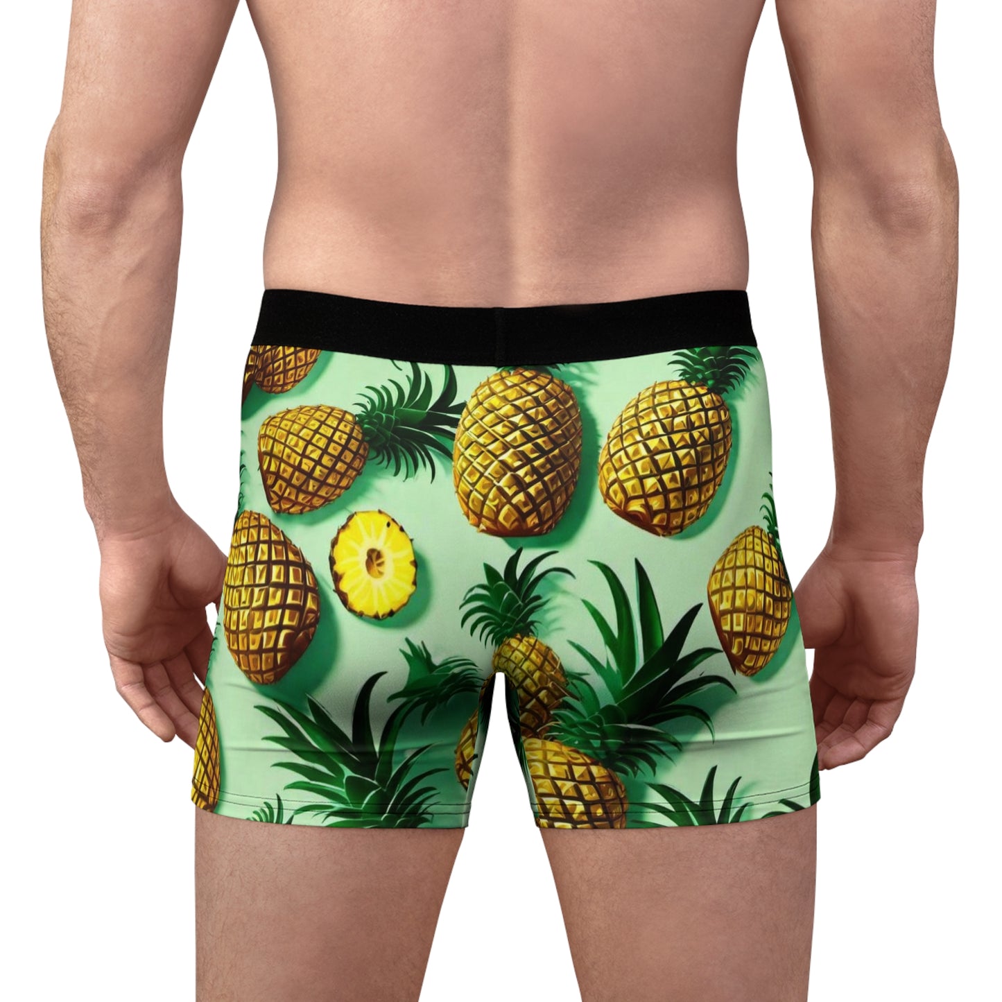 Sweet Pineapple Dreams Men's Boxer Briefs