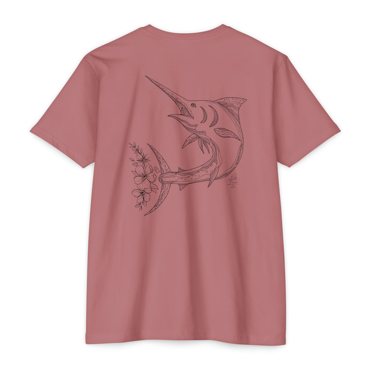 Floral Fin Marlin T-shirt