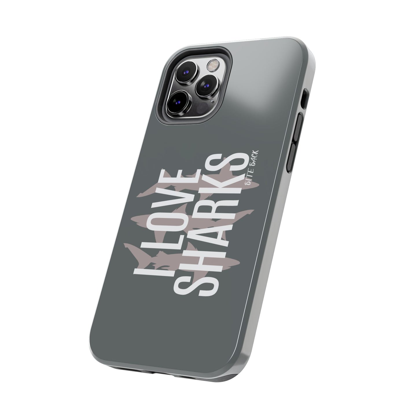 Shark Lover Tough Phone Case, Protective Cover, Gift for Ocean Lovers, Shark Week Celebration, Cute Wildlife Accessory