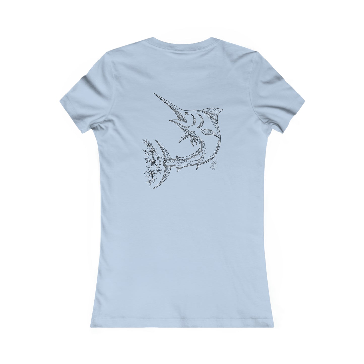 Floral Marlin Women's Favorite Tee